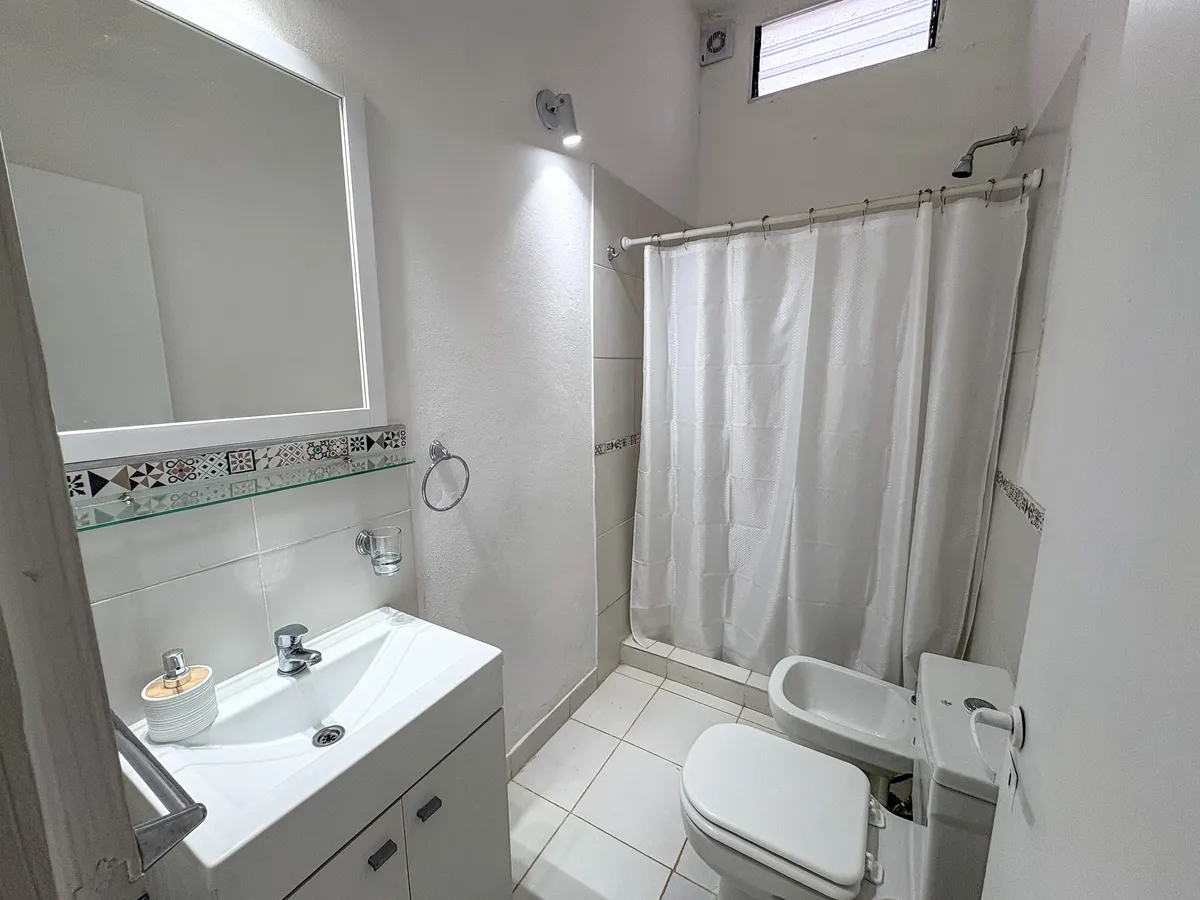 Full bathroom with shower